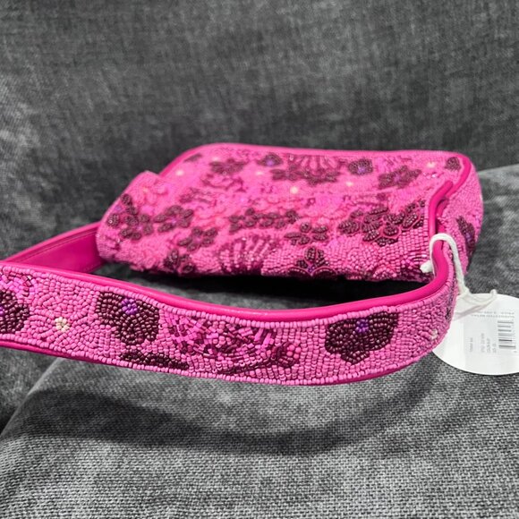 Staud Tommy Beaded Shoulder Bag Blossom Garden Party - Picture 9 of 16